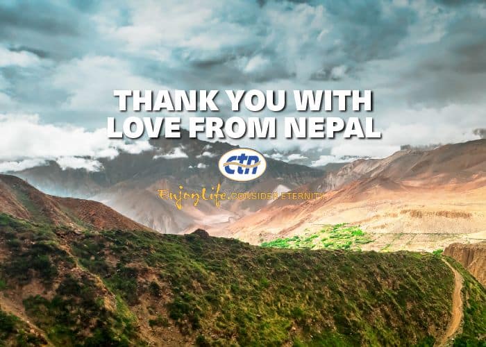 Thank You with Love from Nepal