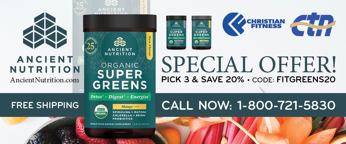 Ancient Nutrition Super Greens 1200 500