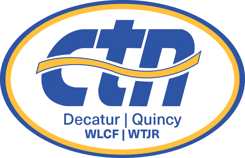 WLCF WTJR Decatur Quincy Oval Logo