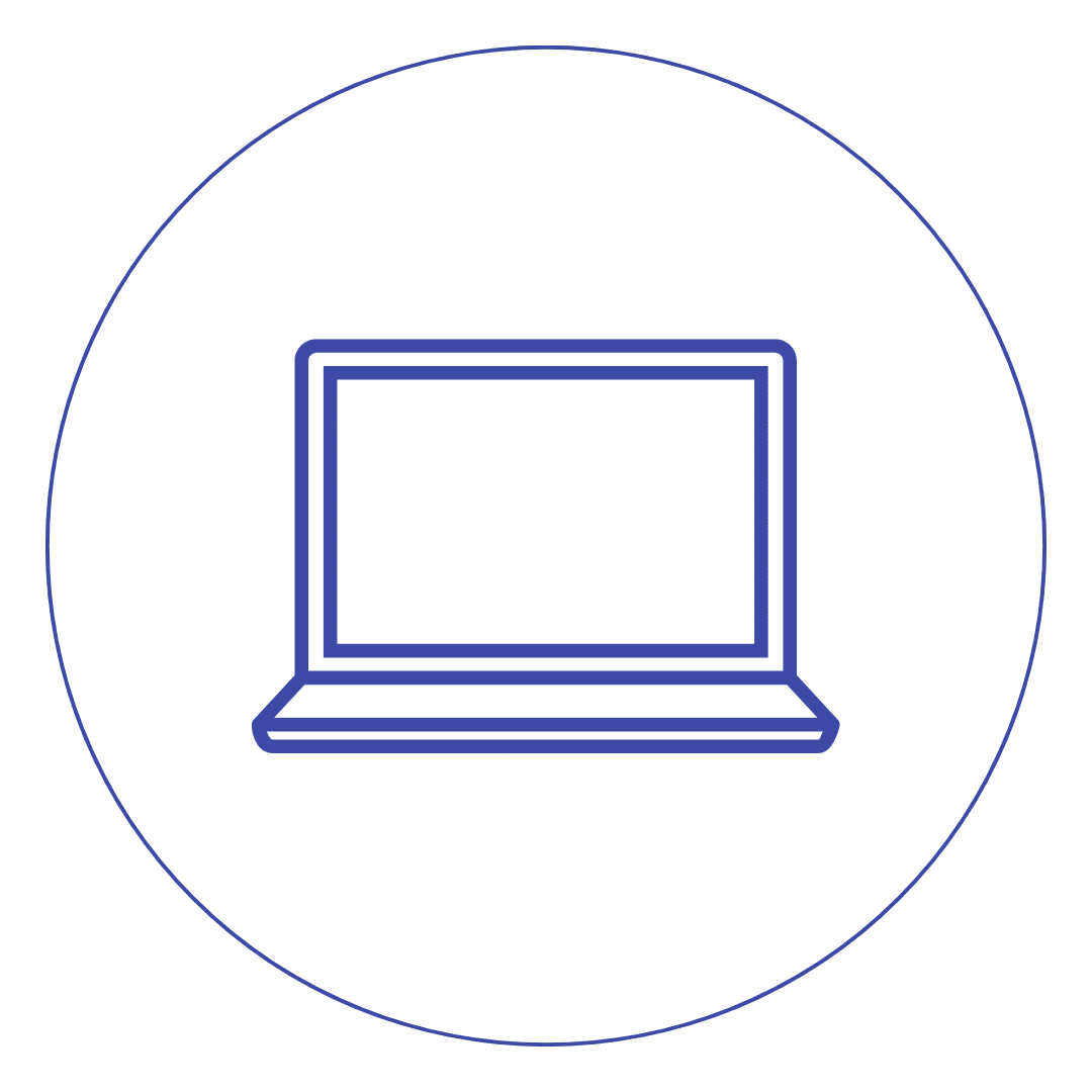 Laptop Circle Icon