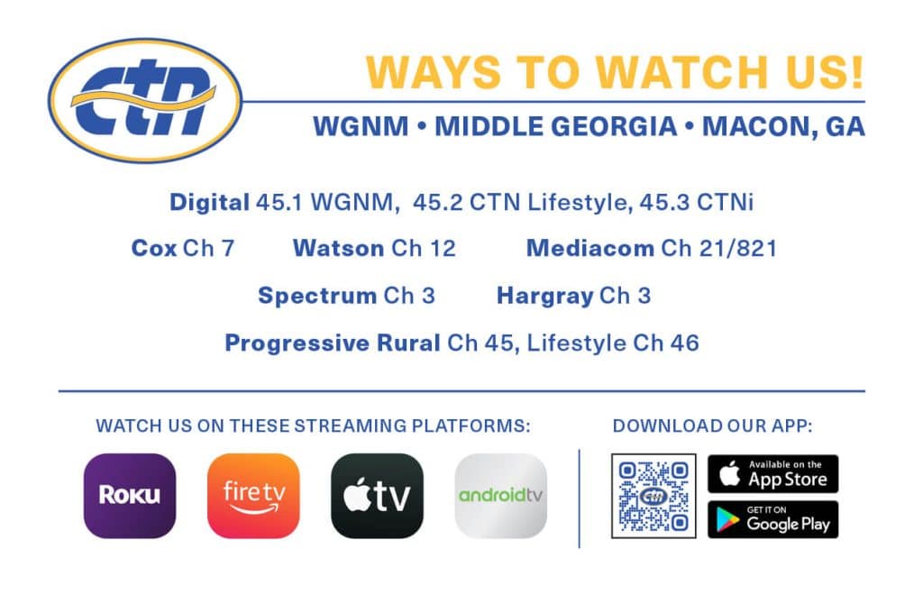 Middle Georgia Ways to Watch