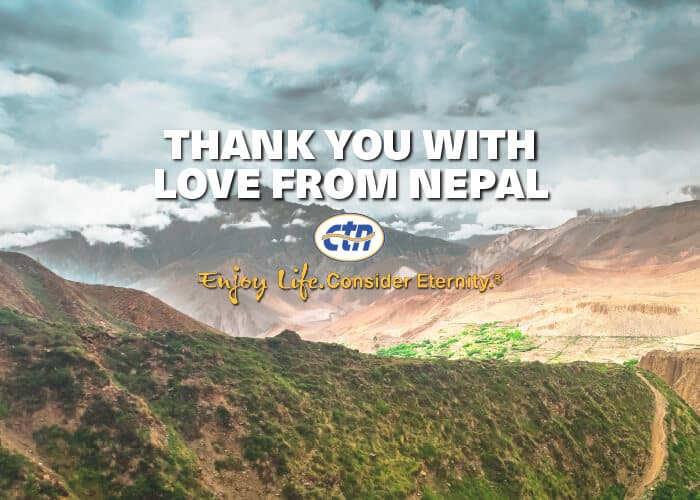 Thank You With Love From Nepal Blog