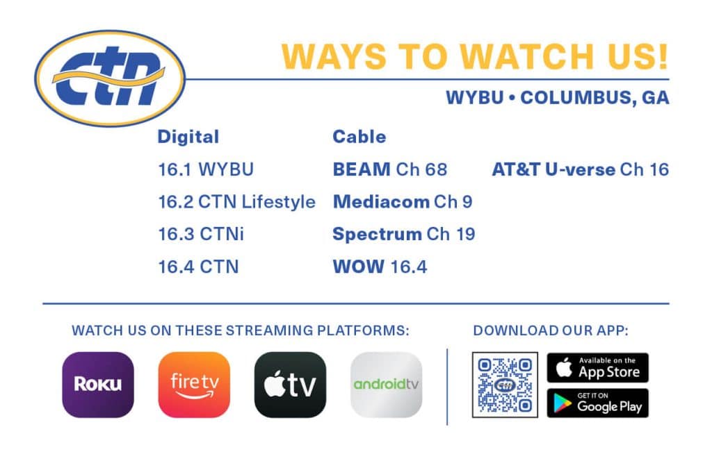 WYBU Columbus Georgia Ways to Watch