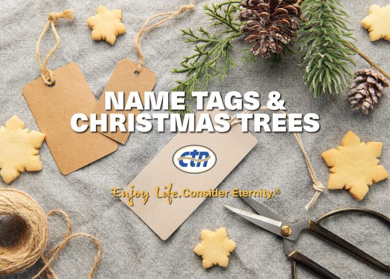 Name Tags and Christmas Trees