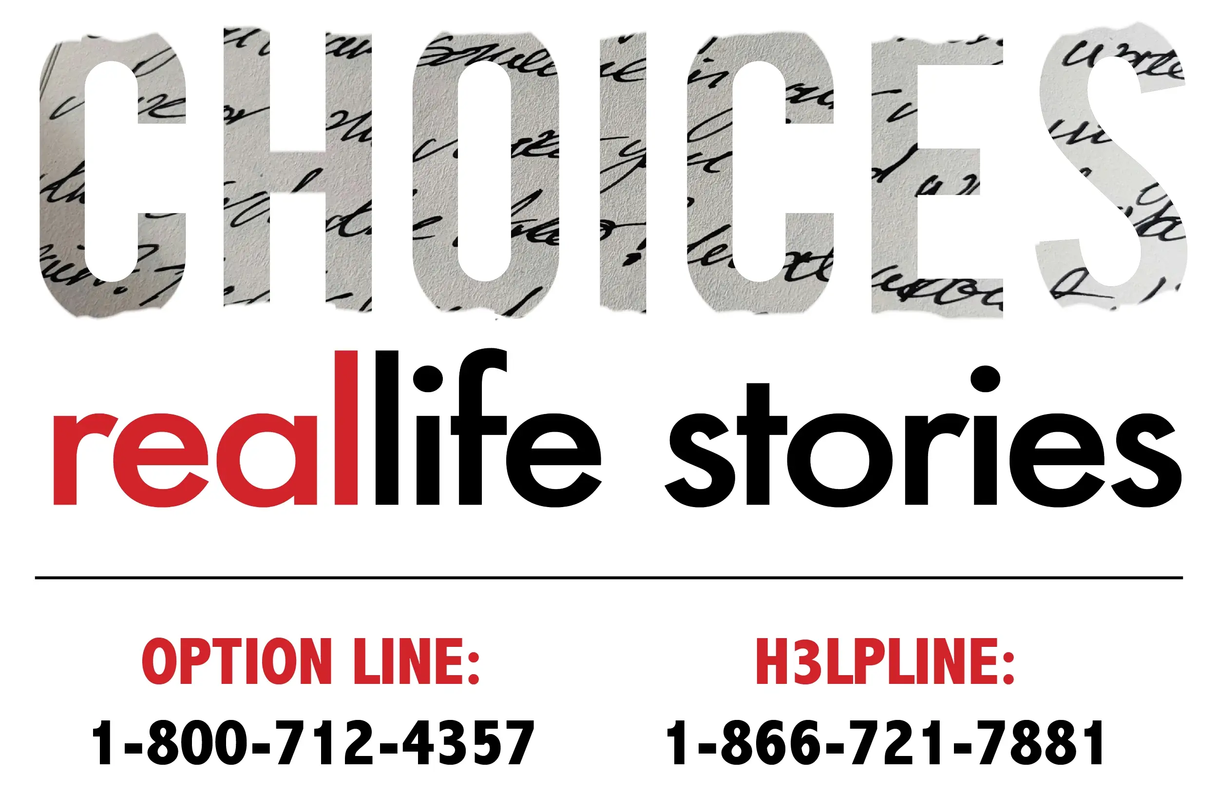 Choices Real Life Stories Contact Numbers