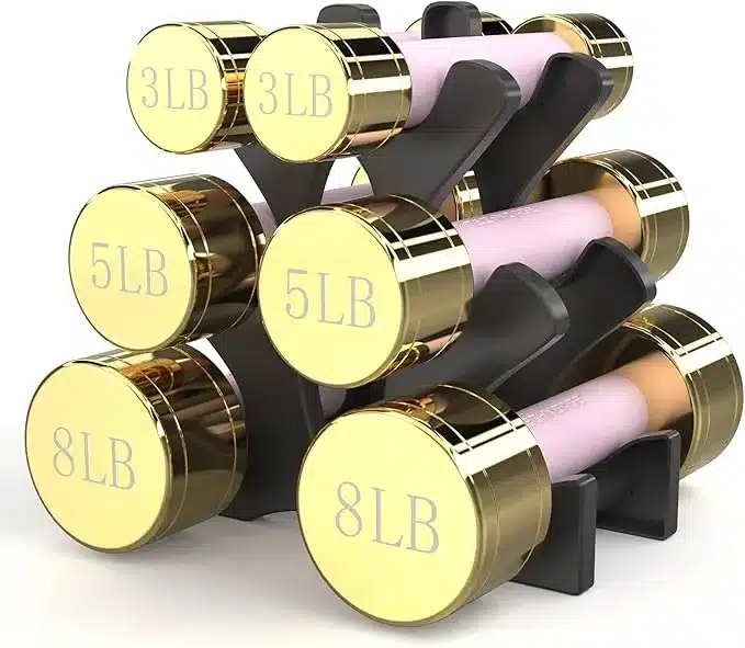 CrossFlex TV Gold Dumbbells