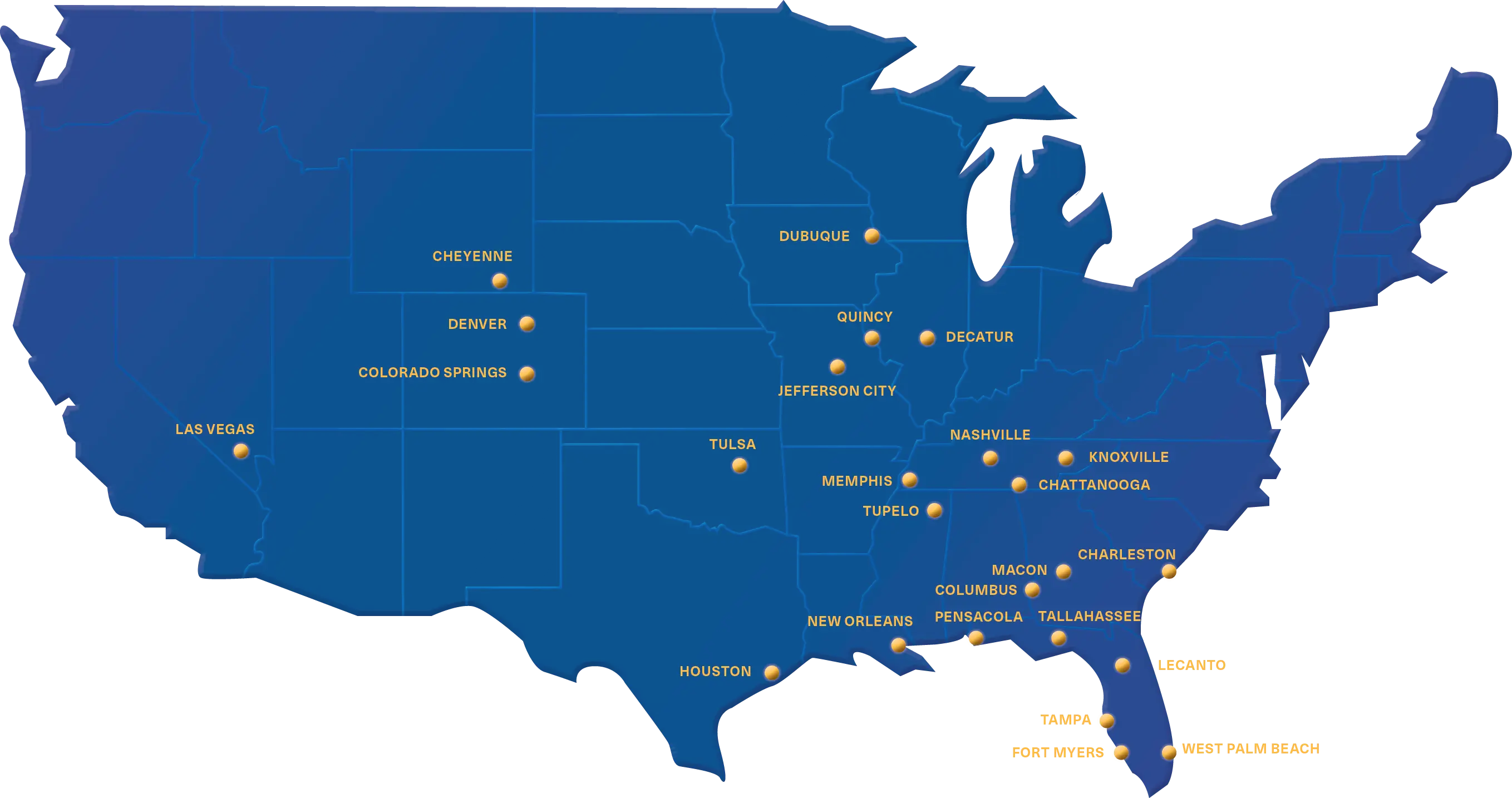 US Stations Map