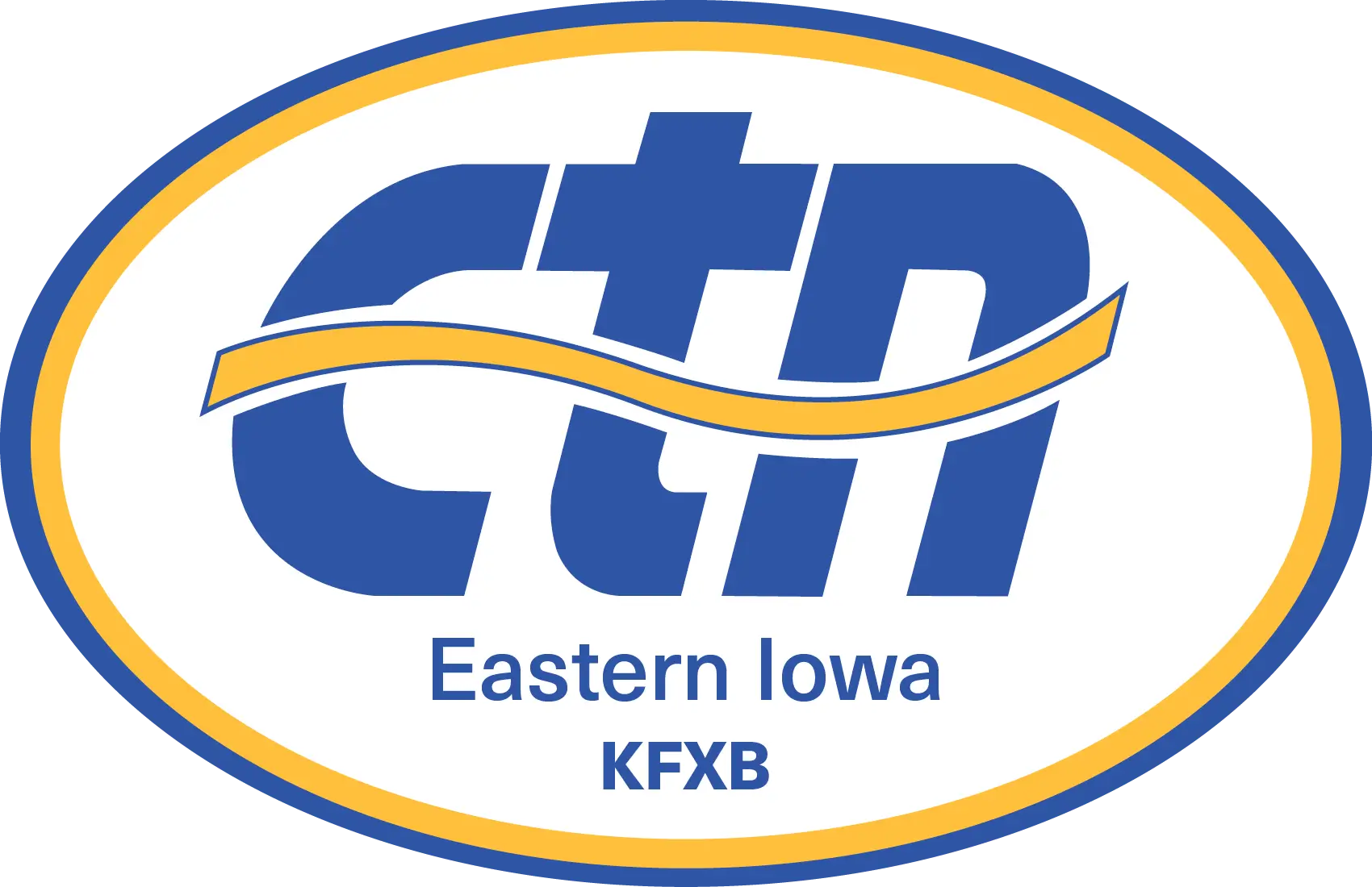 KFXB Eastern Iowa Oval Logo