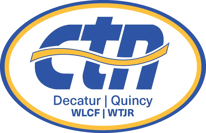 WLCF WTJR Decatur Quincy Oval Logo