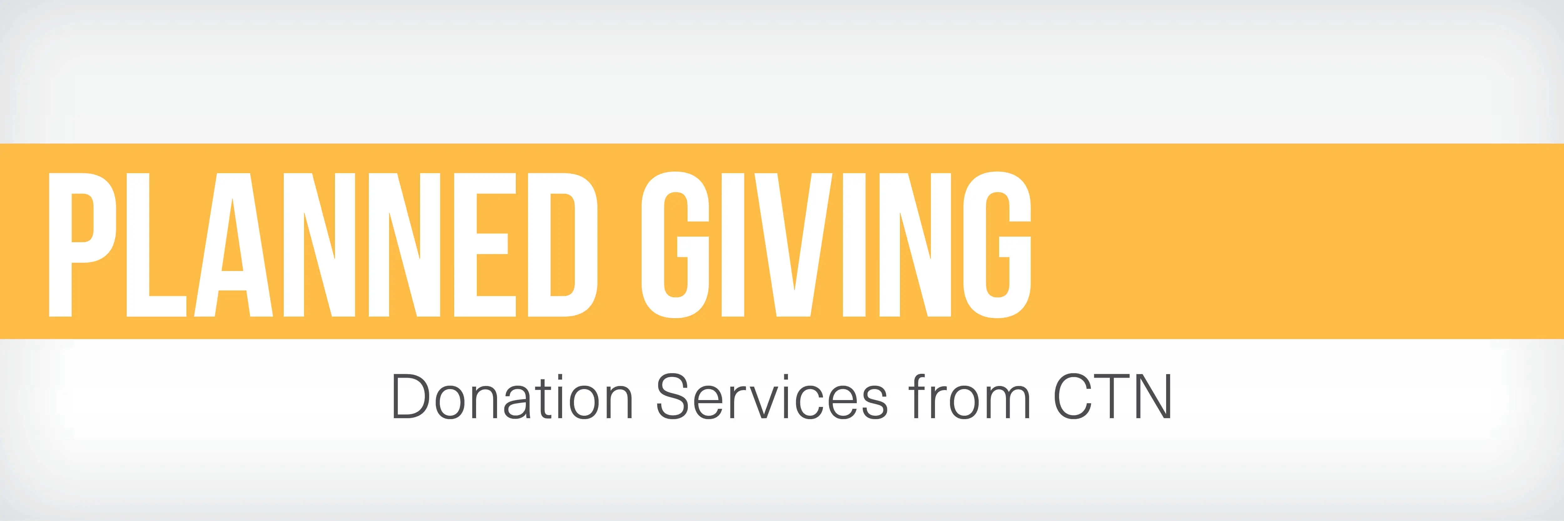Planned Giving Web Page Banner